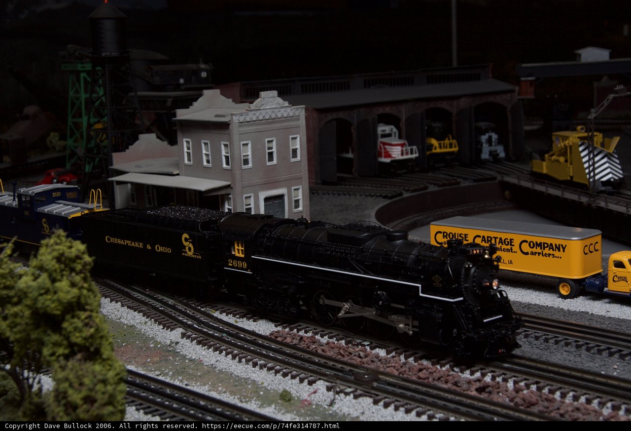 All Aboard!: A Diorama of a Train Station and Toy Train