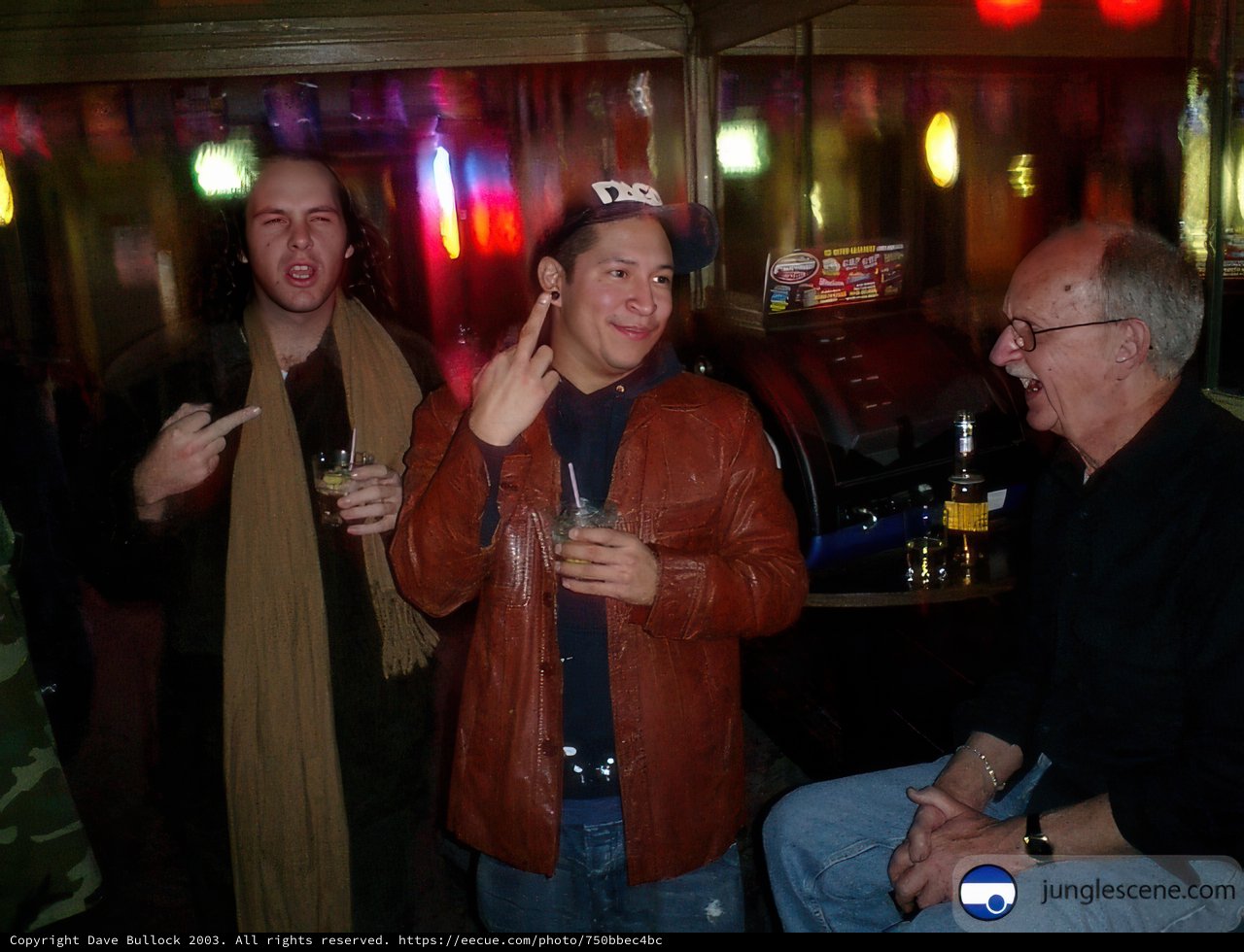 Three Men Cheers at the Pub