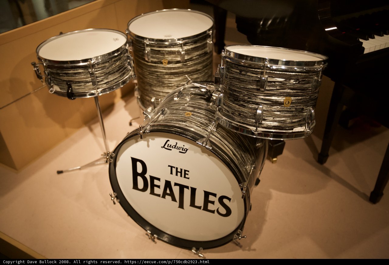 The Legendary Beatles Drum Kit on Display at Museum of Making Music
