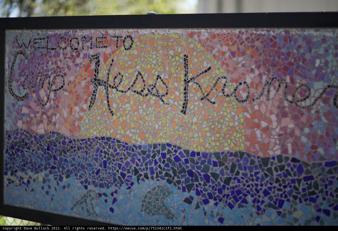 Welcome to Cape Hess Kammer - A Mosaic Art Sign