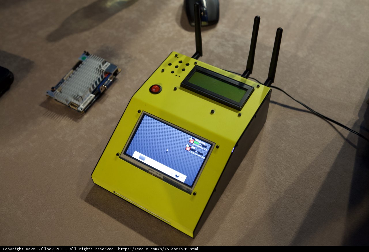 Yellow Computer with Screen and Keyboard