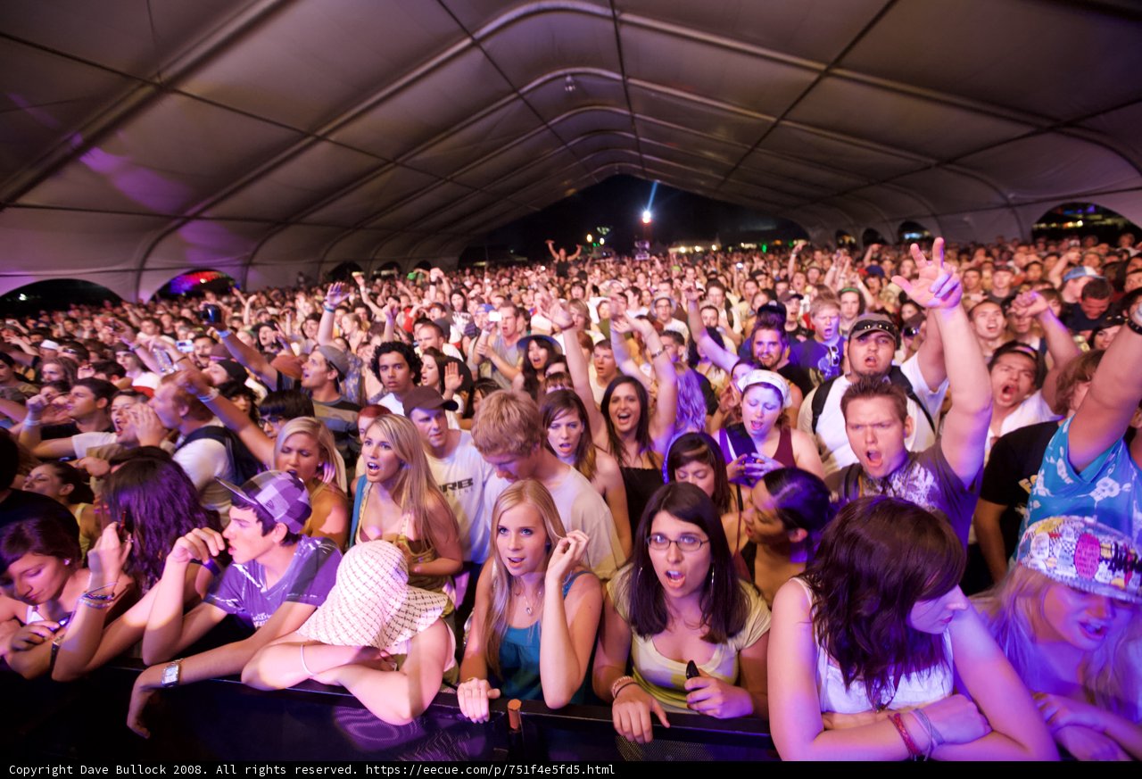 2008 Coachella Concert Crowd