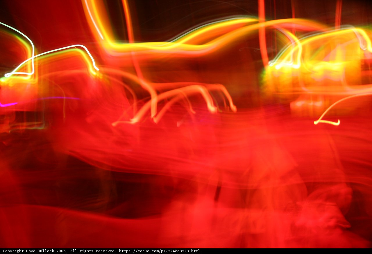 Blurred Red Light in the Samurai 5 29 Album