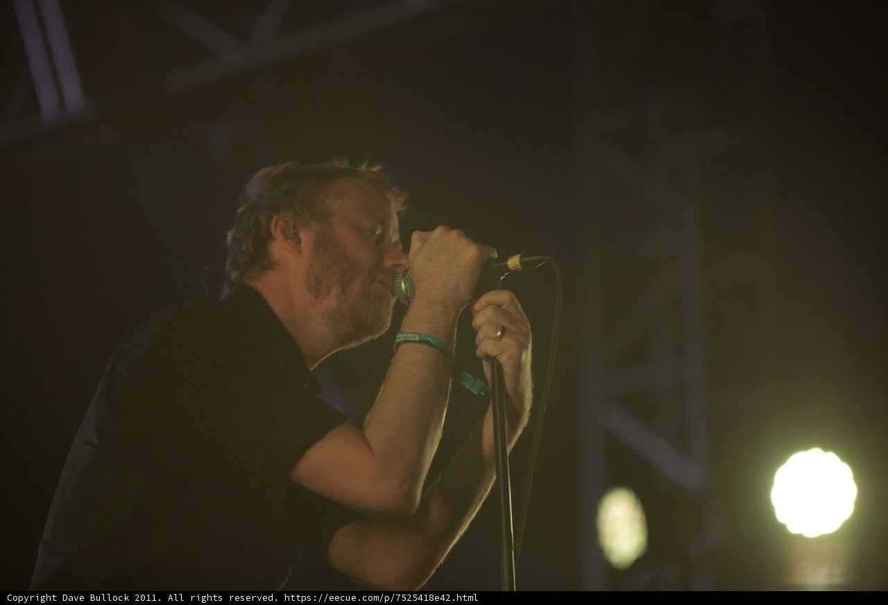 Matt Berninger rocks the stage at Coachella 2011