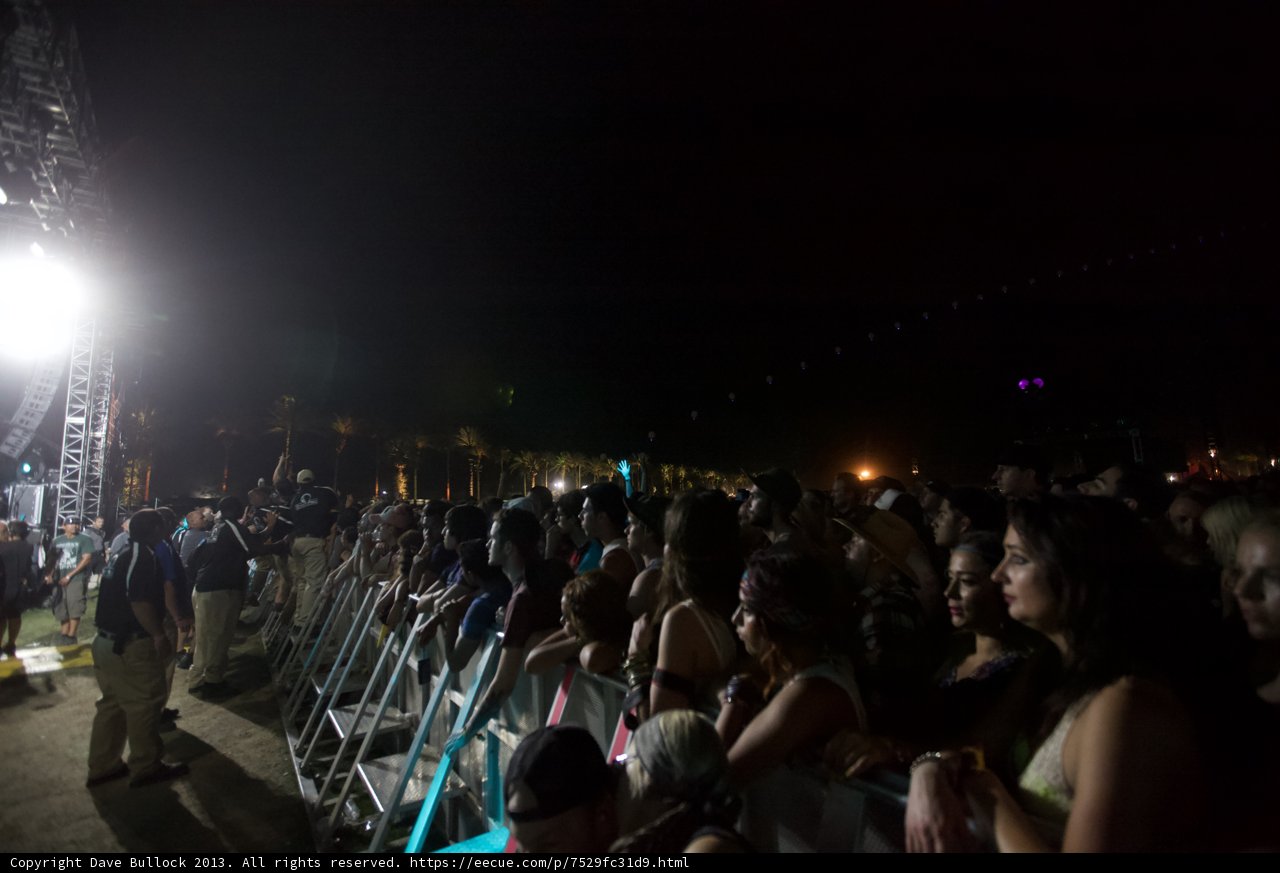 Night Sky Illuminates the Crowd