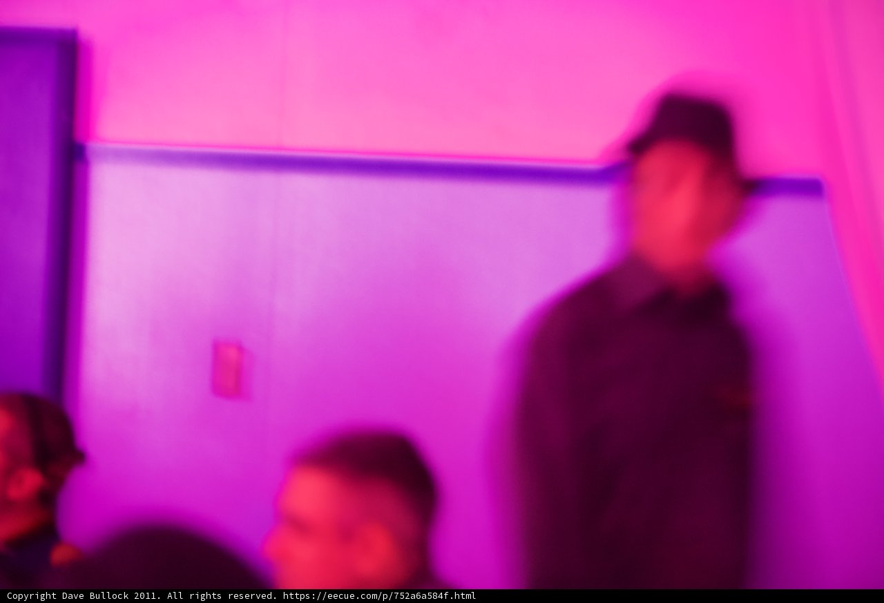 Blurry Purple Club-goer