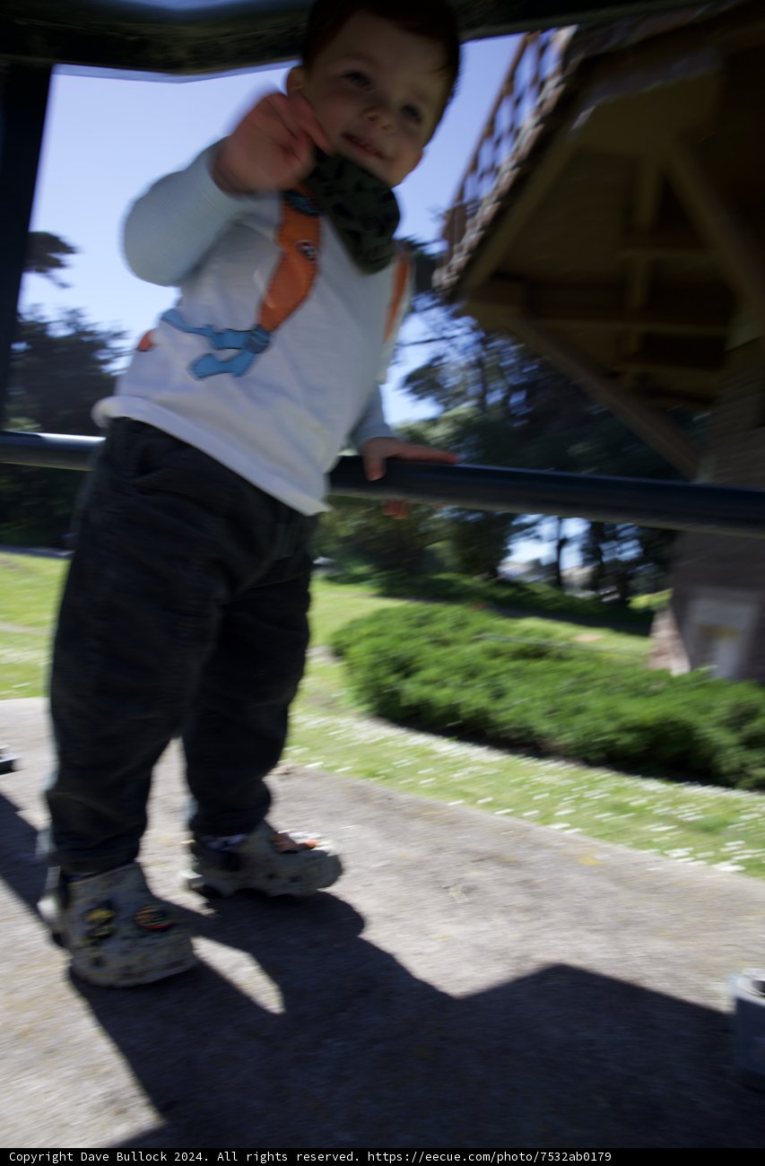 Urban Explorer: Young Skateboarder in Golden Gate Park