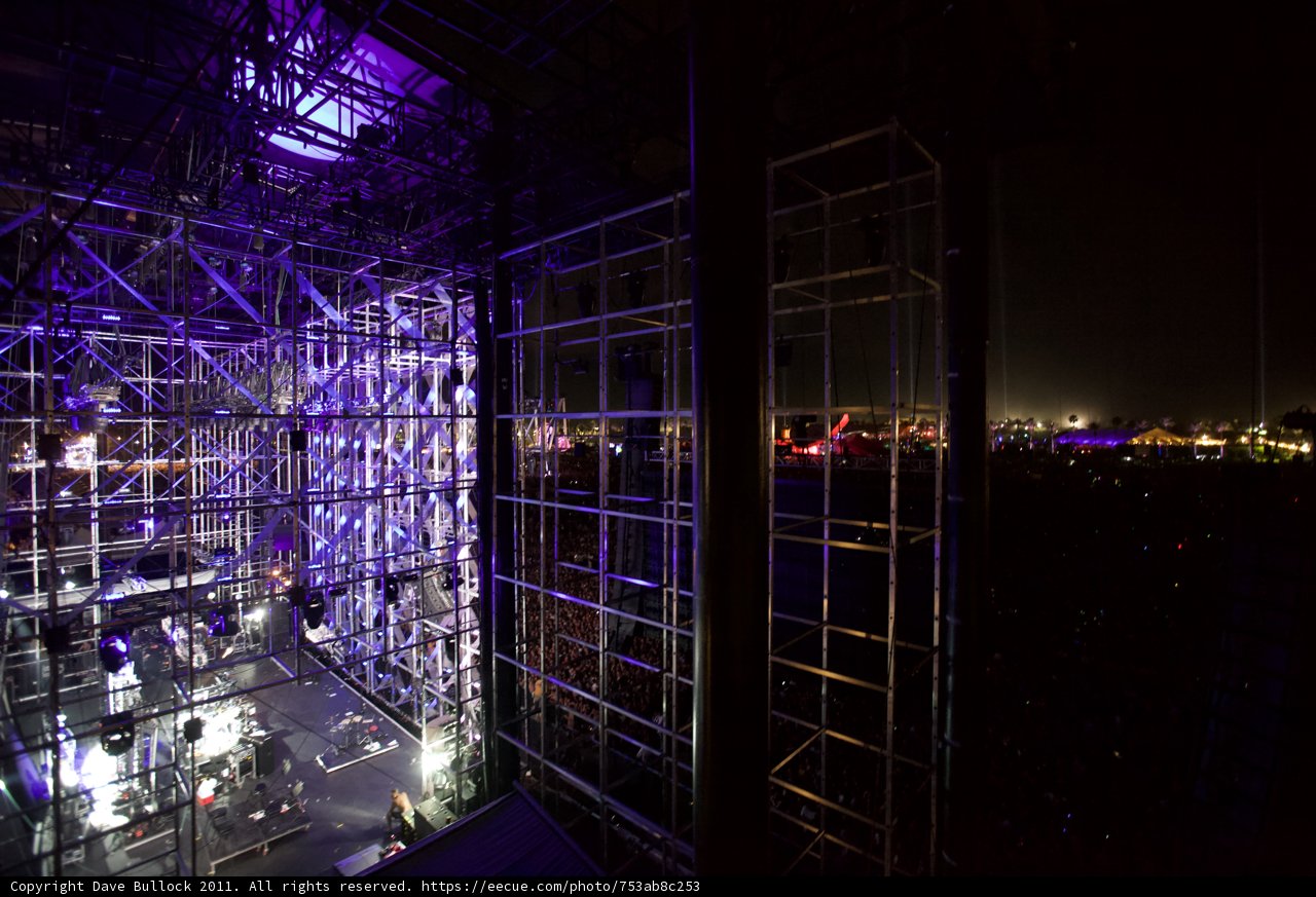 Coachella Main Stage Lights Up
