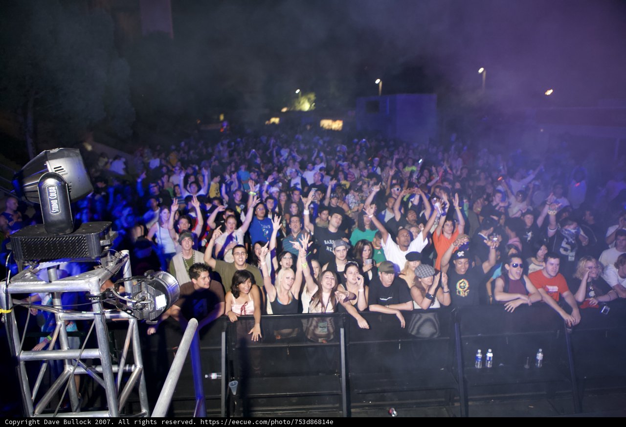 EDC Concertgoers Raise the Roof
