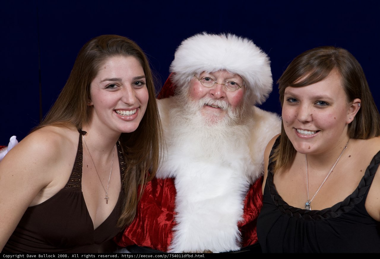 Festive Poses with Santa