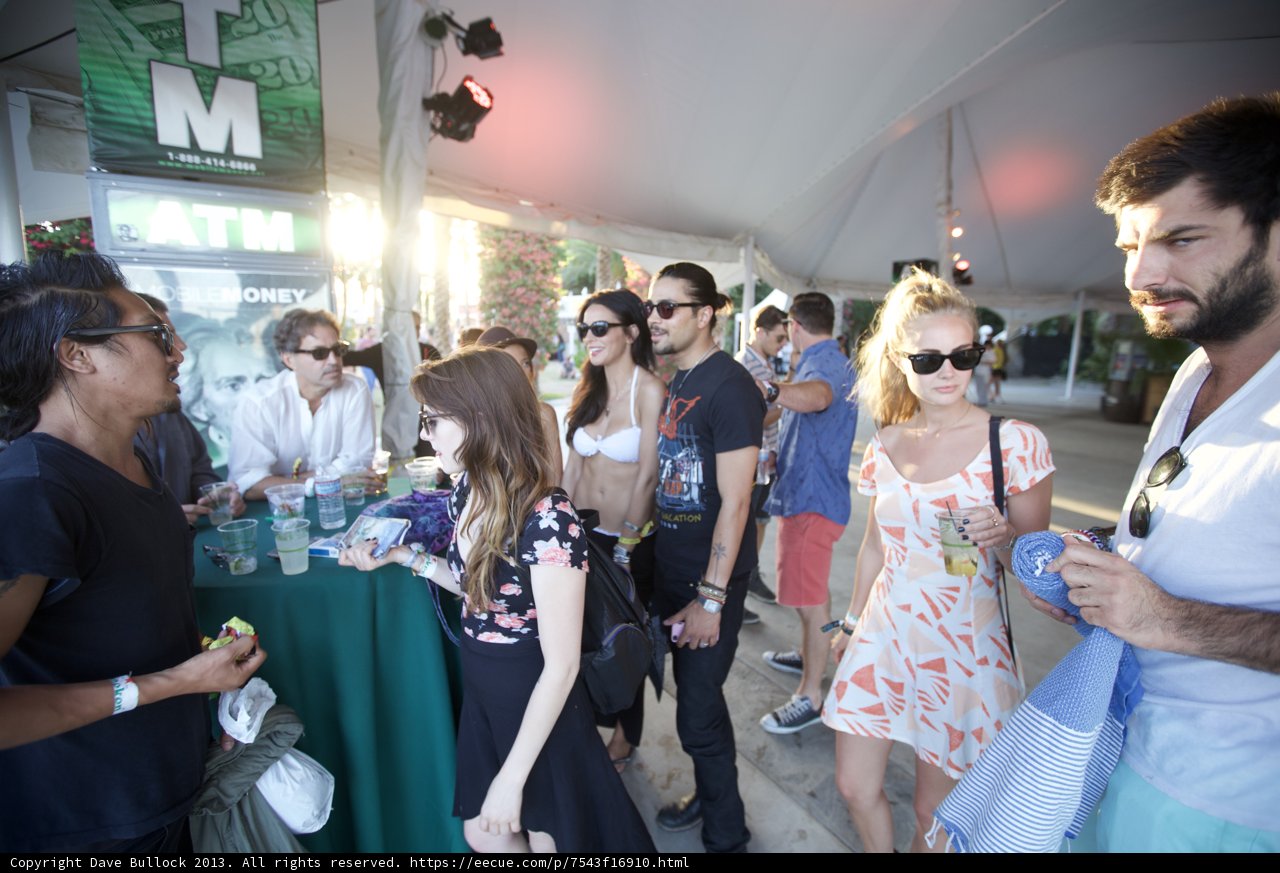 Gathering in the Coachella Tent