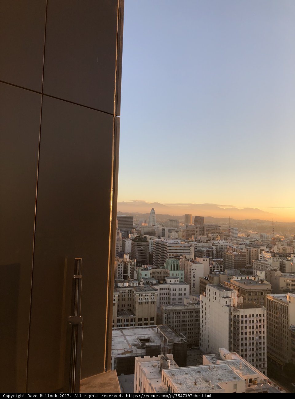 Cityscape at Sunset