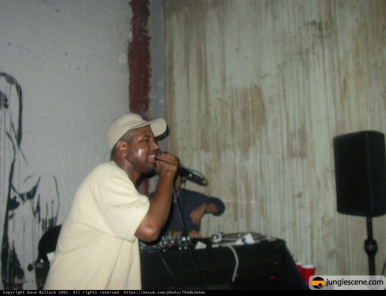 Steve J Takes the Stage with a Microphone