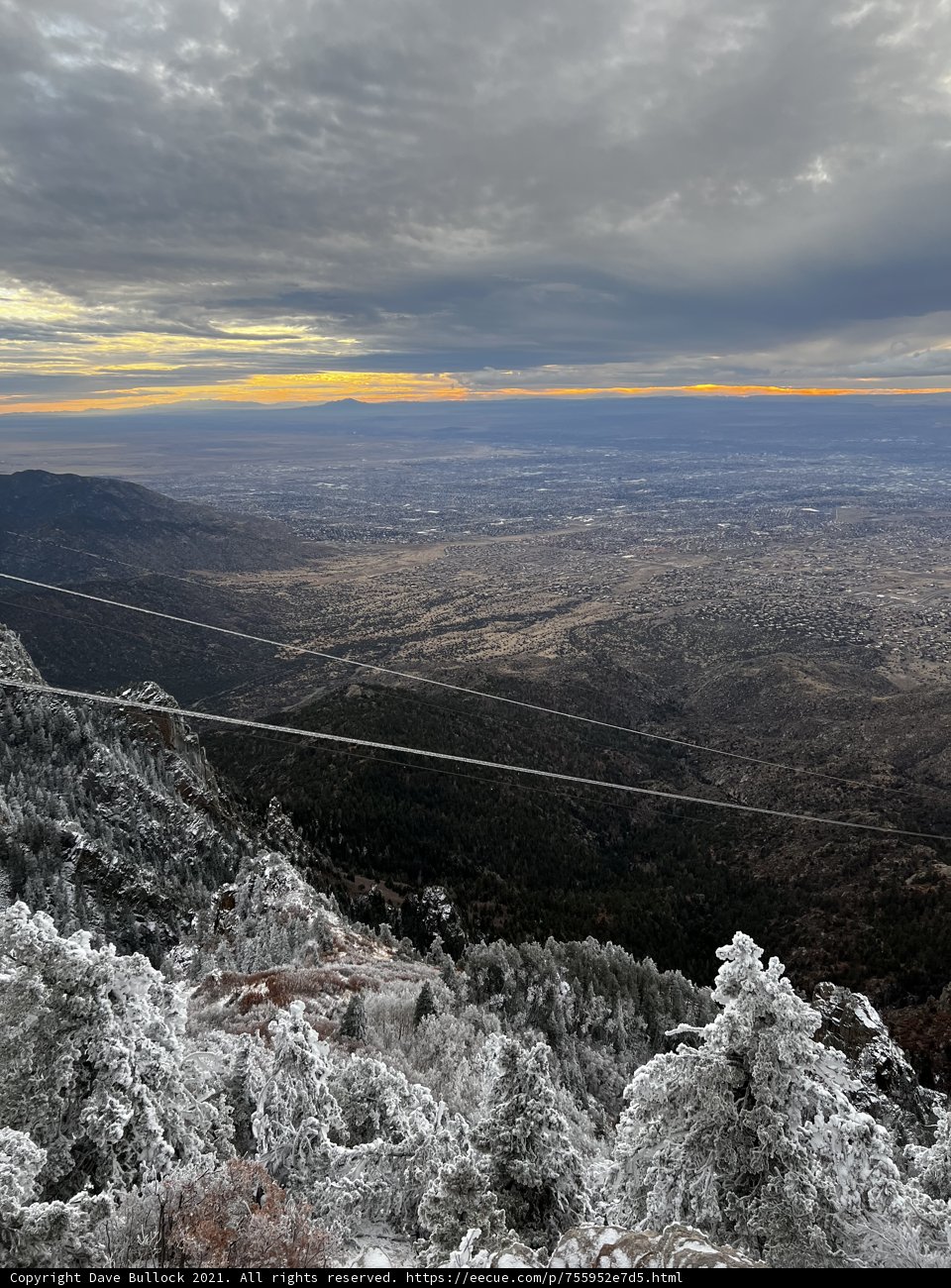 Majestic View of Albuquerque's Mountainous Cityscape