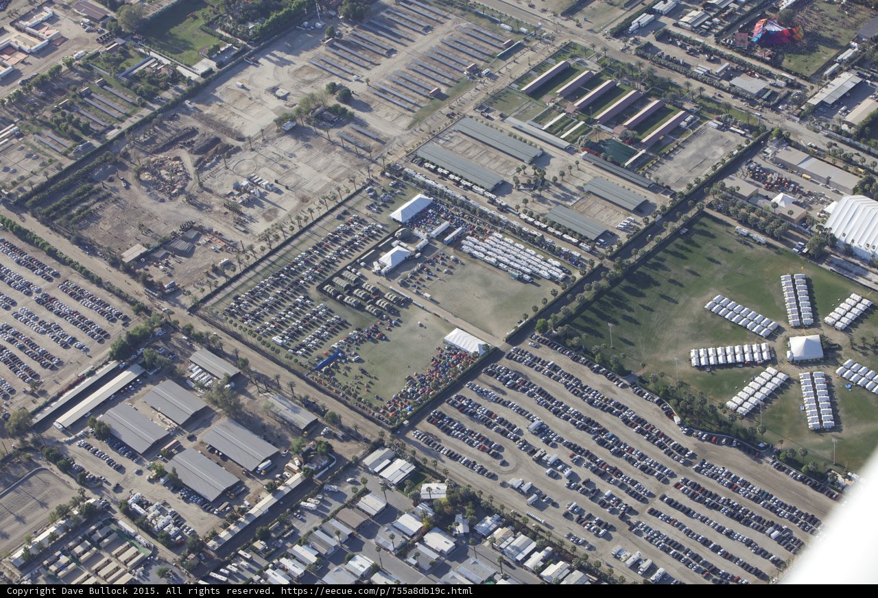 Aerial View of Parking Lot