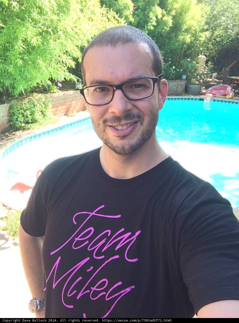 Team Mileg's Dave B Enjoying the Summer by the Pool