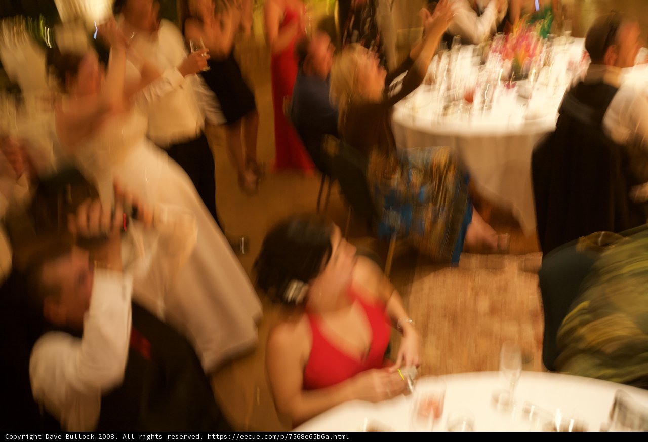 Blurry Memories of a Hawaiian Wedding Reception