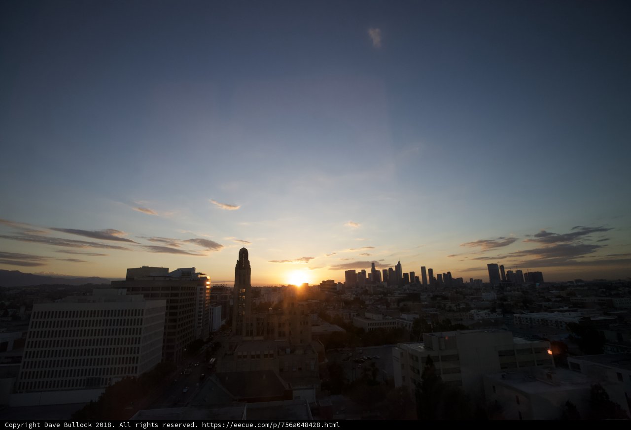 City Sunset from Rooftop