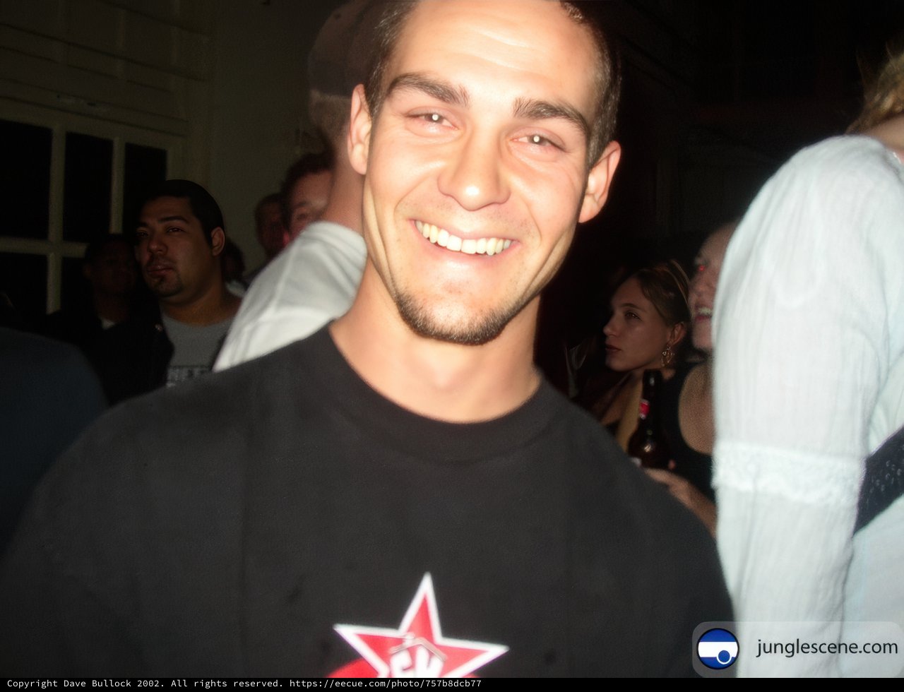 Smiling Man at Urban Party