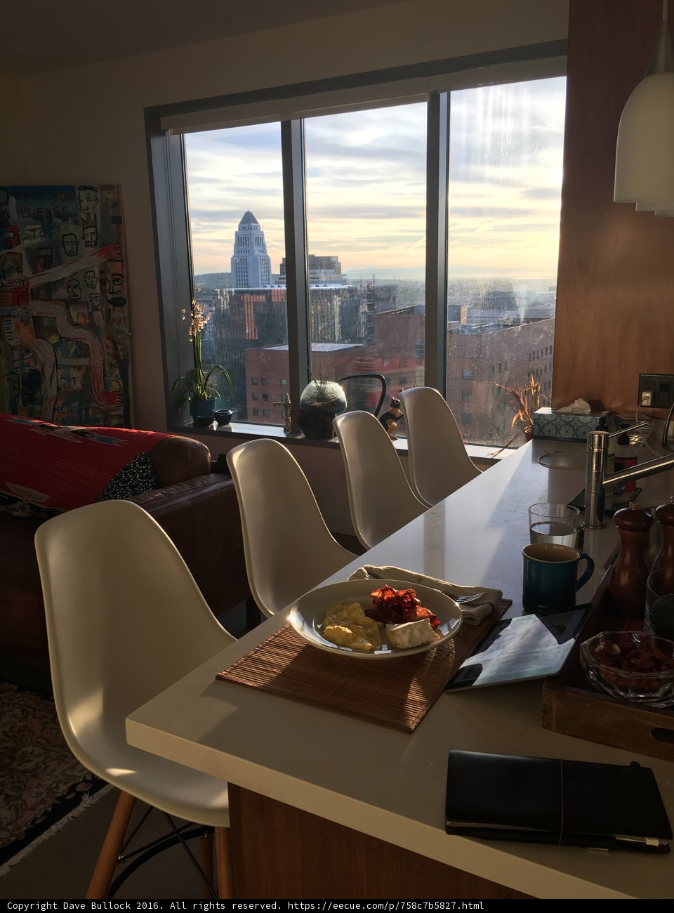 Cityscape Through the Window