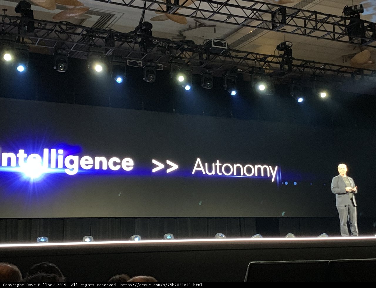 Intelligence and Autonomy on Stage