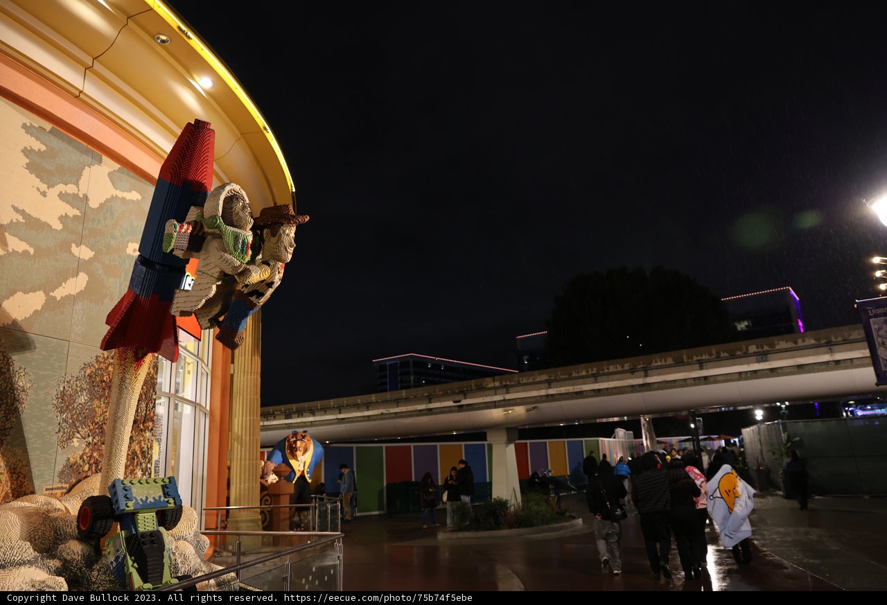 Rocket Statue in Downtown Disney