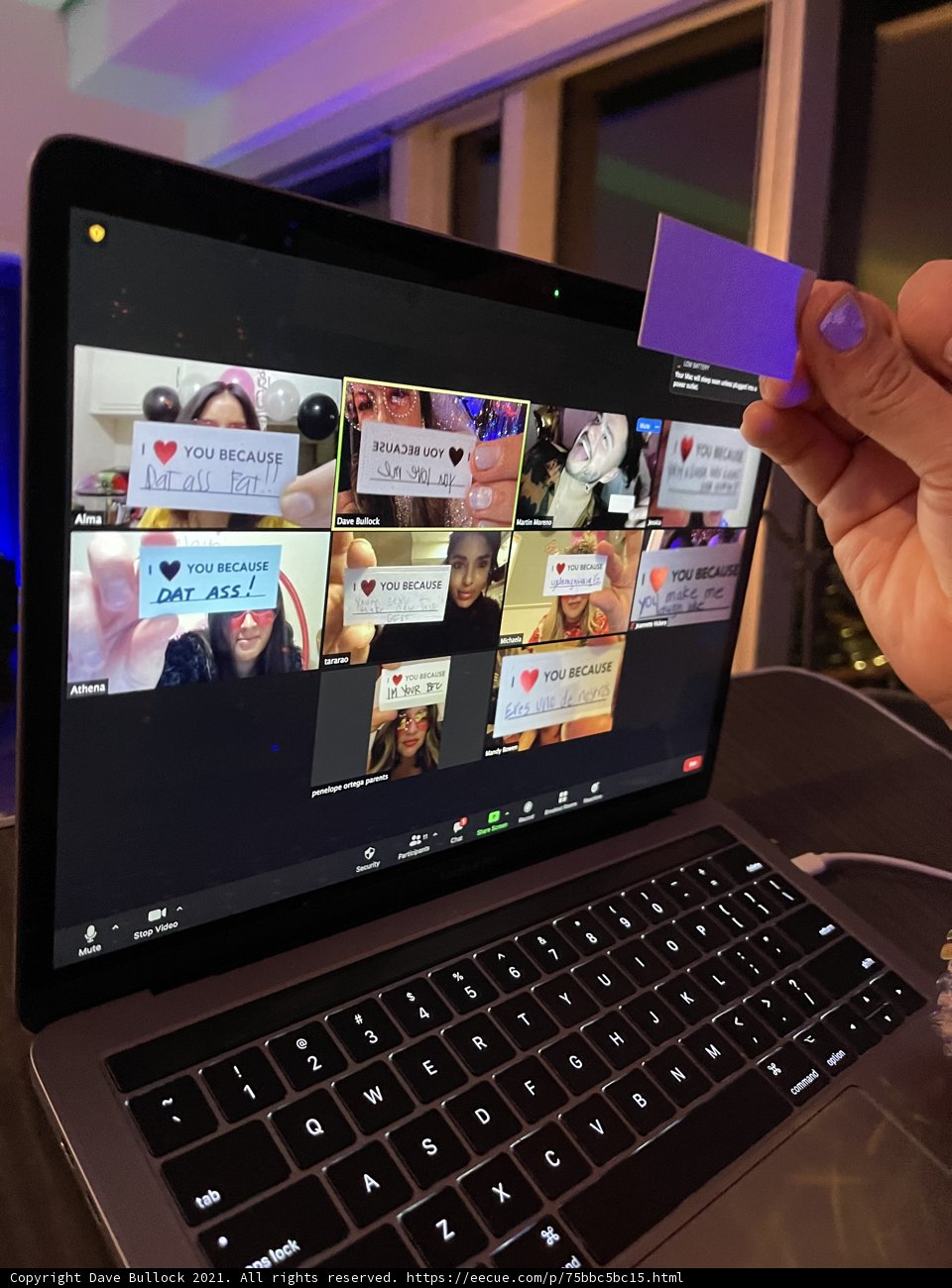 Presenting a Business Card