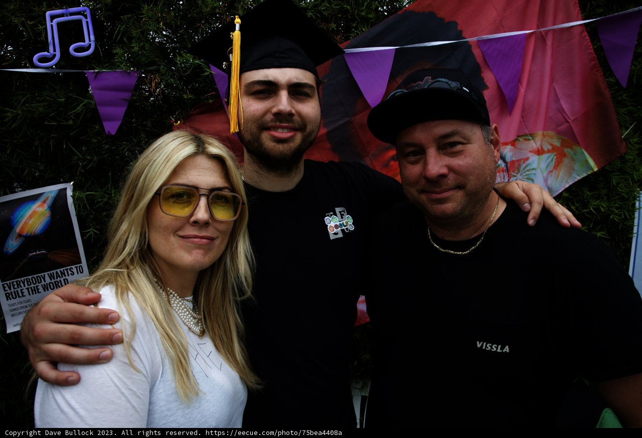 Celebrating Success at Cam's Graduation Party