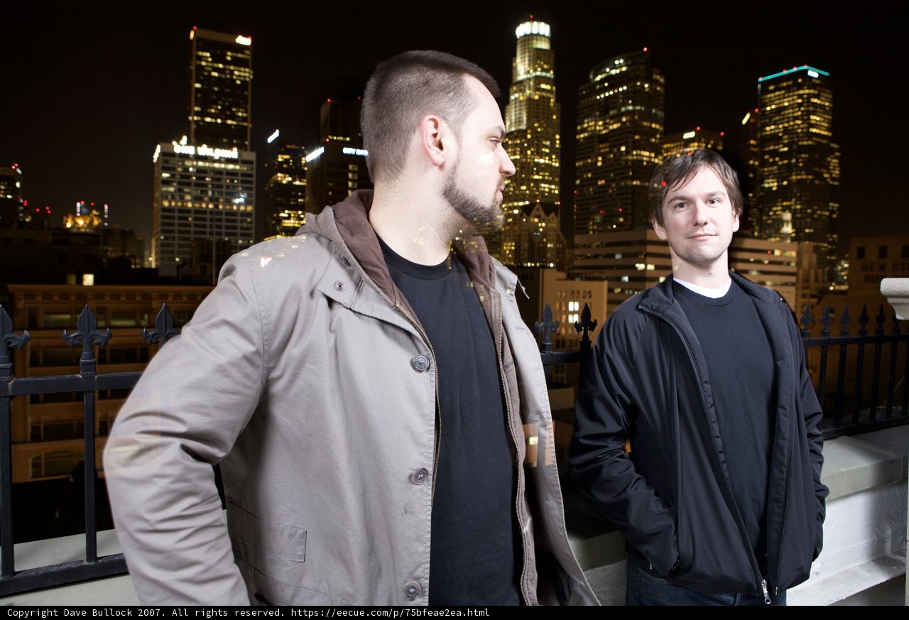 Two Men Overlooking the Metropolis