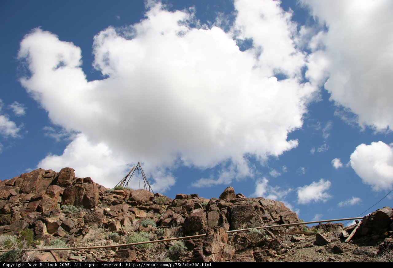 Majestic Mountain and Clouds