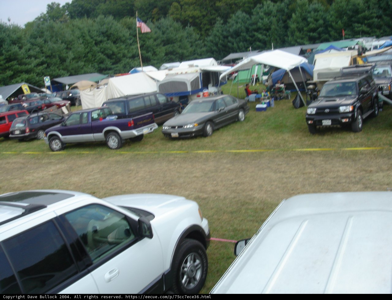 Parked SUV in the Great Outdoors