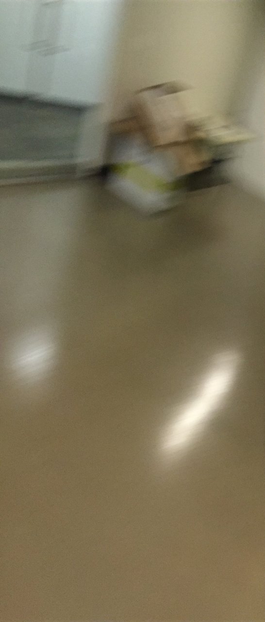 Blurry Room with a Large Floor