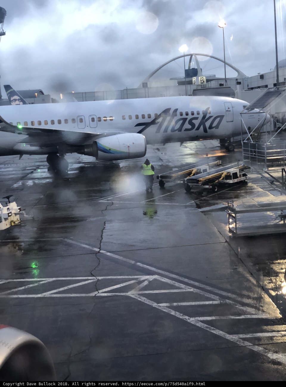 Parked Airliner at the Airport
