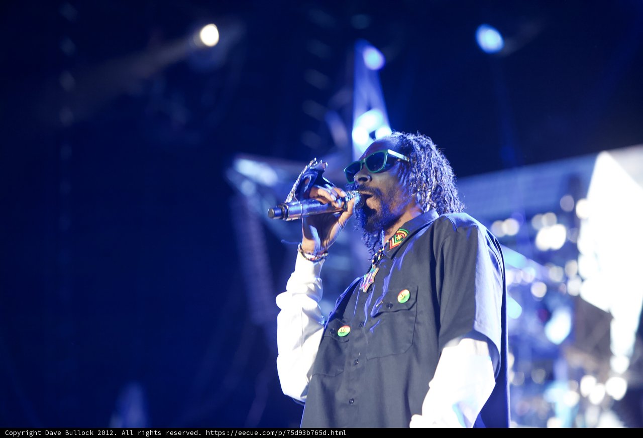 Snoop Dogg Rocks the Stage at Coachella 2012