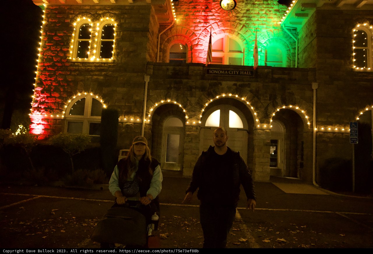 Charming Christmas Stroll in Downtown Sonoma