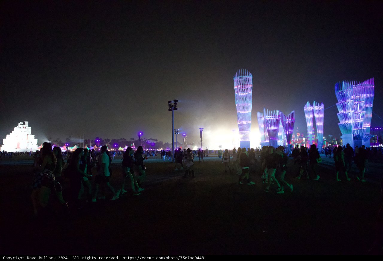 Night Lights at Coachella: Urban Spectacle Meets Music Magic