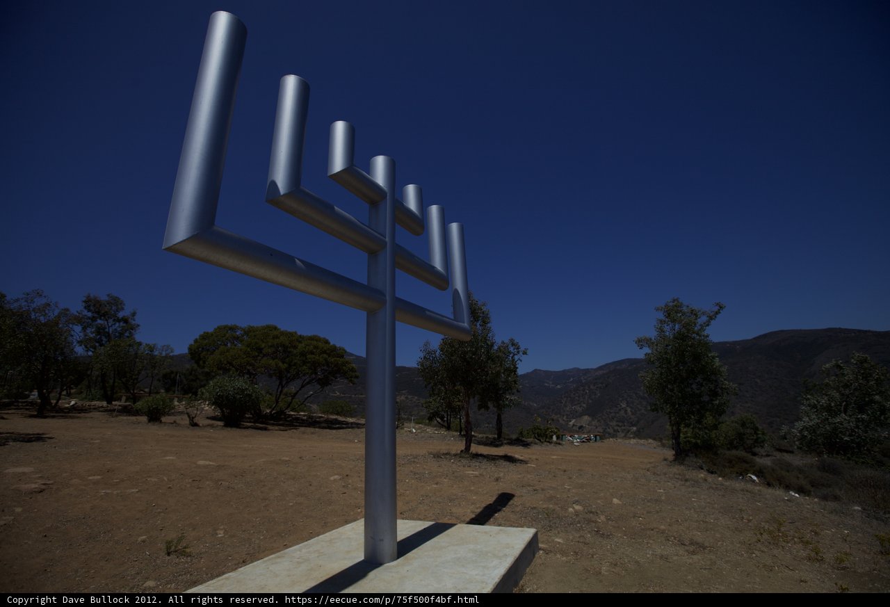 Desert Menorah