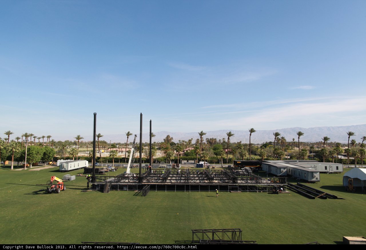 A Giant Stage Rises up from the Field