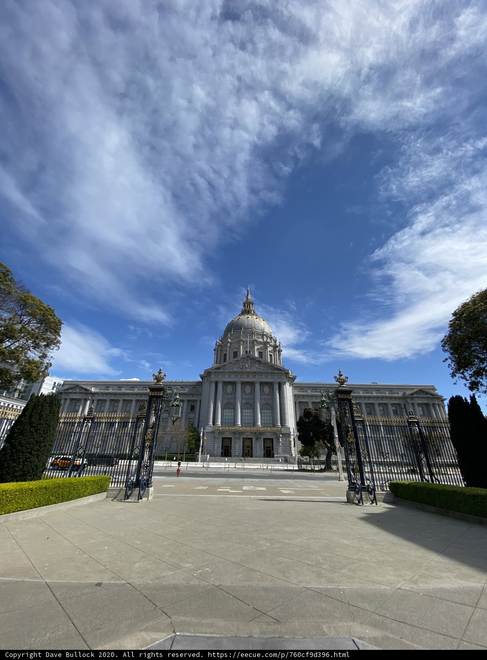 Majestic City Hall Building in San Francisco
