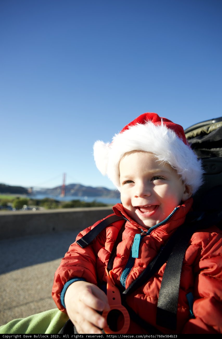 Santa's Young Helper in SF, 2023