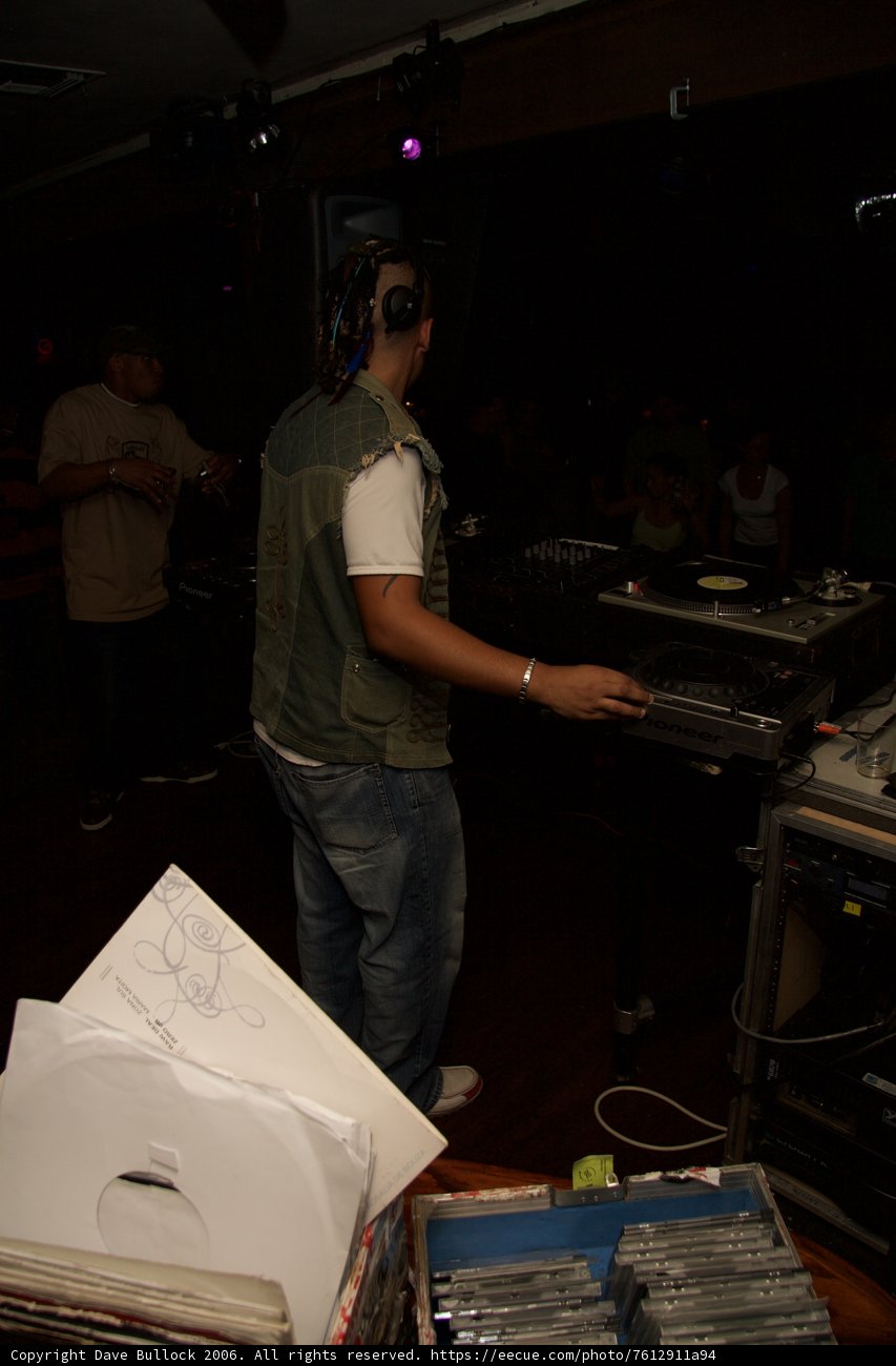 DJ Entertains at 2006 Art Walk