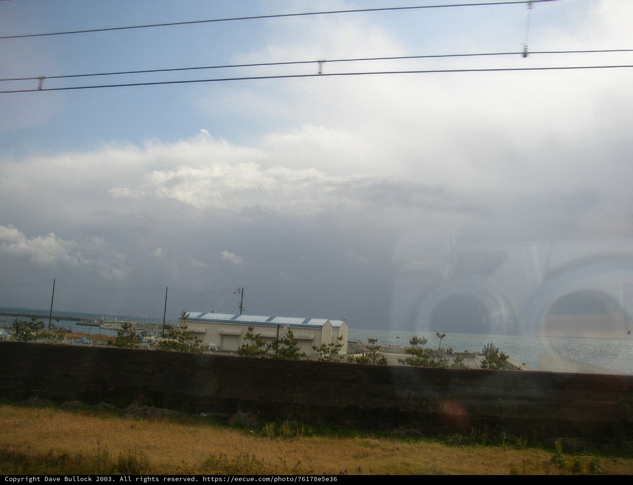 Ocean Scenery from the Train