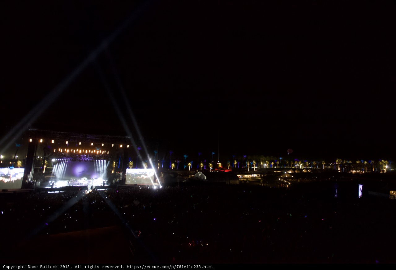 Shimmering Lights at Coachella Concert