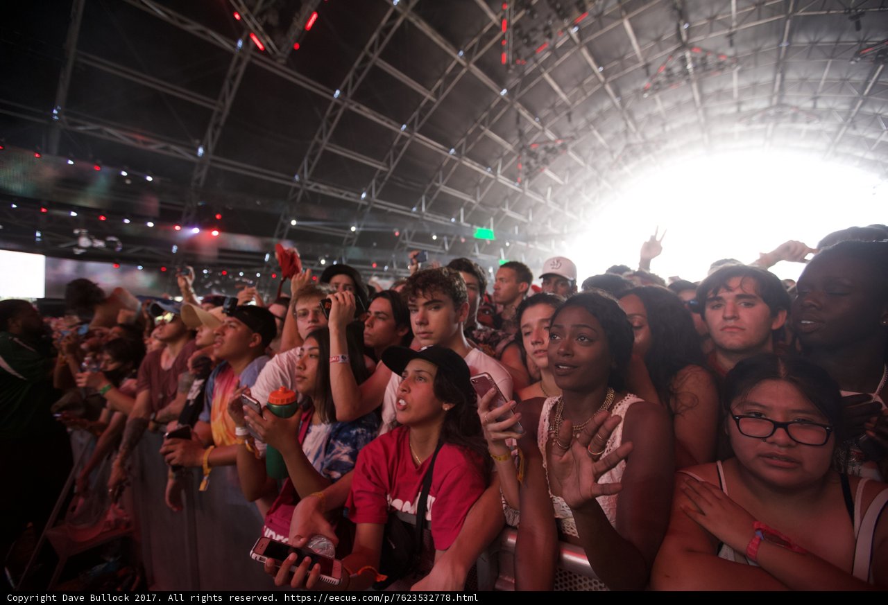 High-Energy Crowd at Coachella 2017
