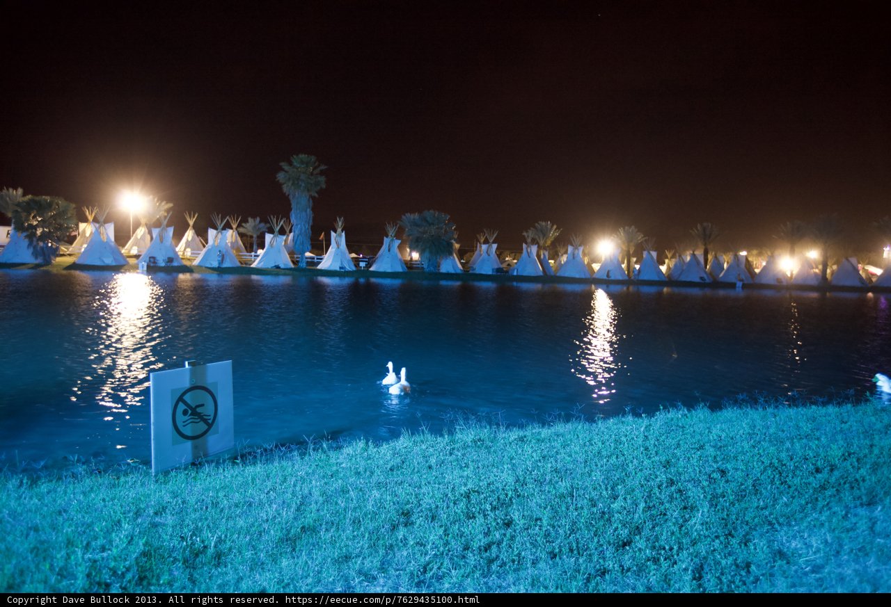 Nighttime Retreat at Lake Resort