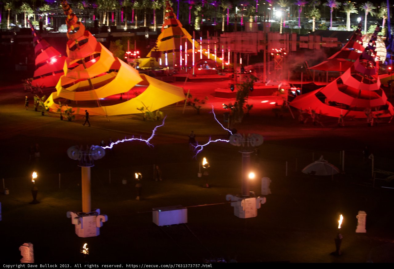 Illuminated Gathering Under the Big Top