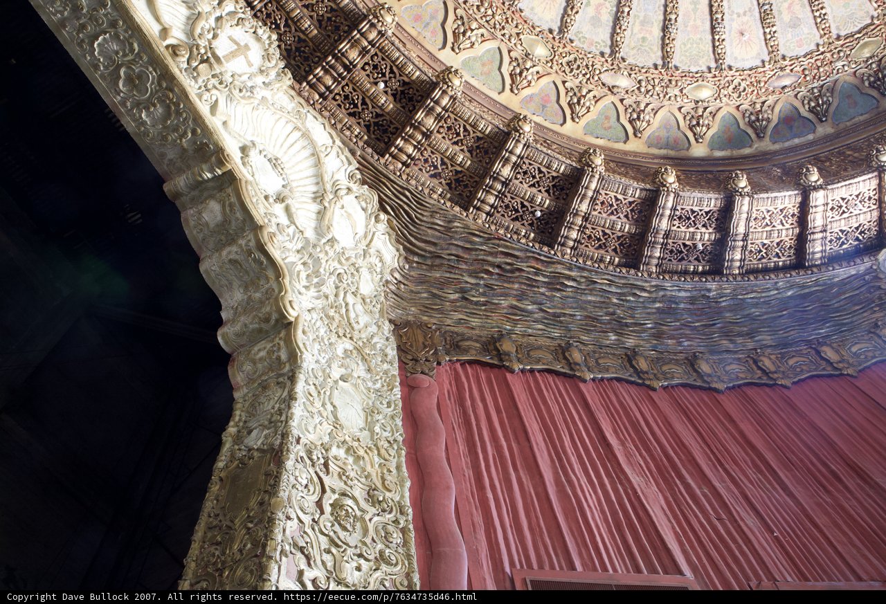 Dramatic Ceiling in Santander's Theatre