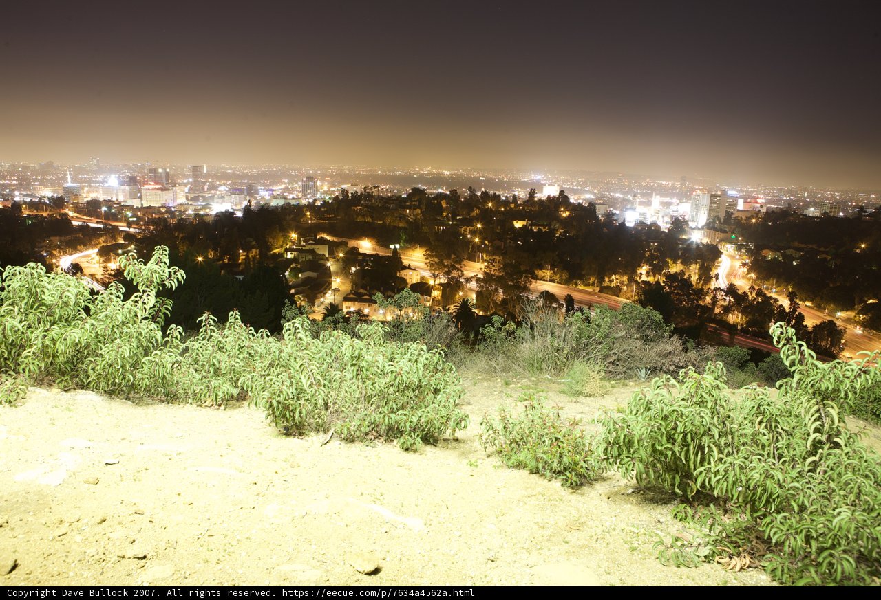 Nighttime Over the Metropolis