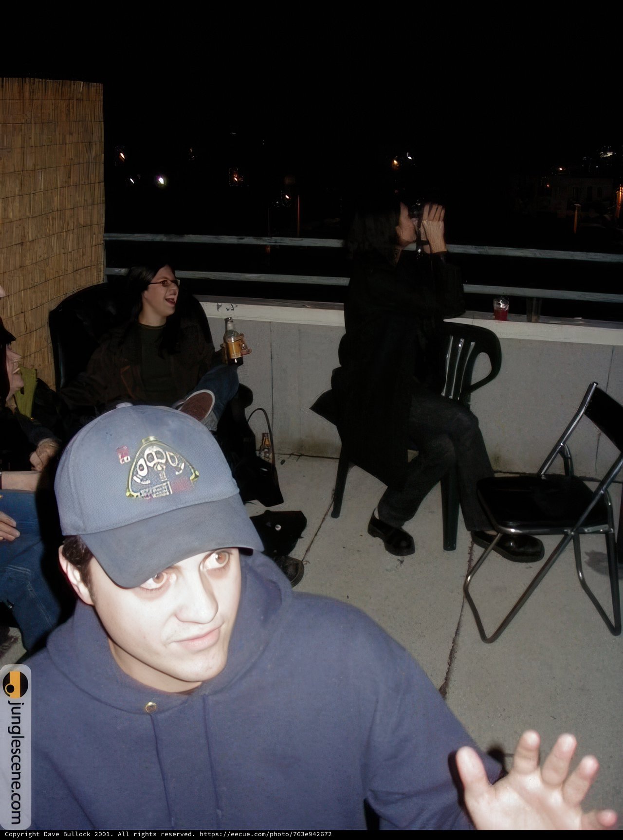 Midnight Man in a Blue Shirt