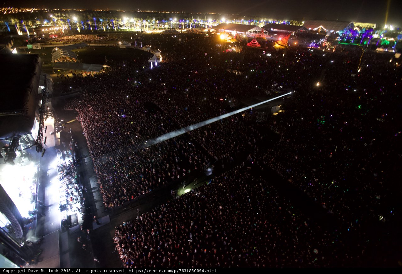 Metropolis Concert Crowd at Night